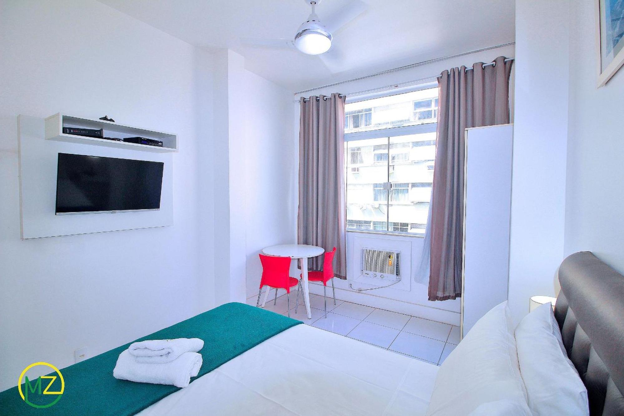 Studio Vista Mar Para 3 Pessoas Em Copacabana Рио-де-Жанейро Экстерьер фото